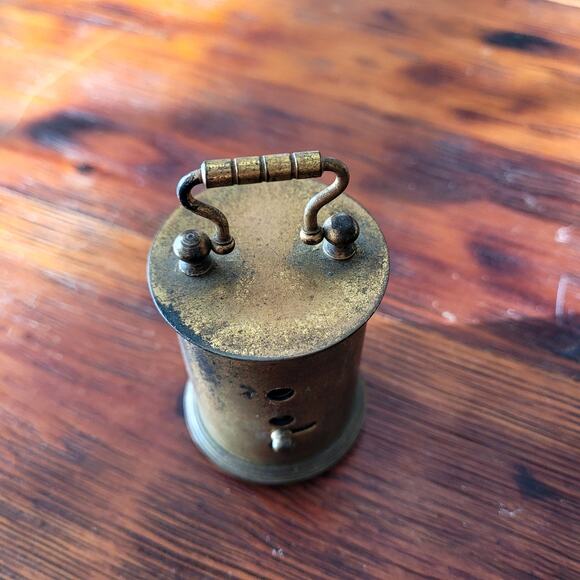 Vintage Small Brass Carriage Clock Pillar Not Running - Picture 3 of 5